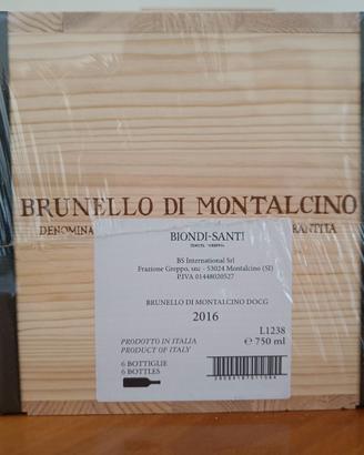 Biondi Santi 1x6 Brunello di Montalcino 2016