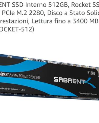 hard disk M2 Sabrent 512 mb