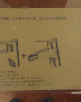 MISCELATORI LAVABO/BIDET CROMO NUOVI IMBALLATI