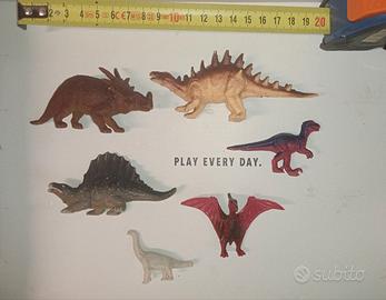 Lotto Dinosauri Vintage Kinder Animali Mini Figure