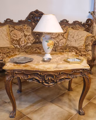 Salotto completo stile barocco