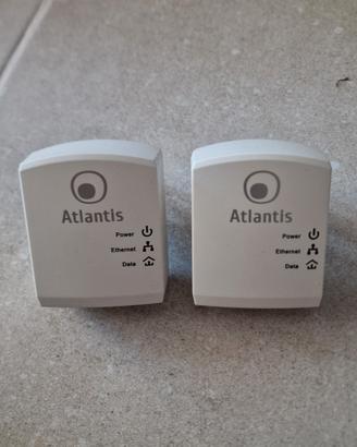 Coppia Powerline Atlantis 200 Mbps Ethernet
