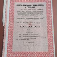 Azione Soc. mineraria e metallurgica di Pertusola