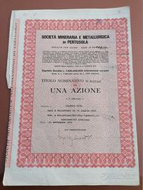Azione Soc. mineraria e metallurgica di Pertusola