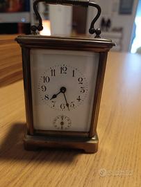  Orologio antico da carrozza fine '800