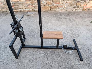 Lat Machine+Pulley artigianali+panca+romana+dischi