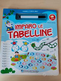 LIBRO IMPARO LE TABELLINE
