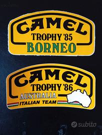 2 Adesivi  Camel Trophy 1985/ 1986