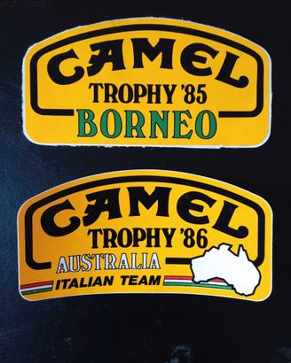 2 Adesivi  Camel Trophy 1985/ 1986