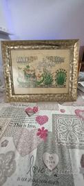 Quadro con papiro egiziano