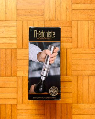 Cavatappi elettrico L’Hédoniste in acciaio