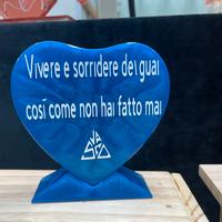 Cuoricino in resina Vasco Rossi