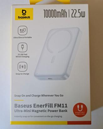 Powerbank universale  a ricarica cavo/induzione