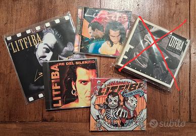 4XCD Lotto Litfiba-Grande Nazione+Lacio Drom+ ....