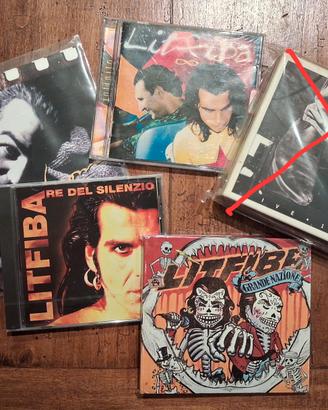 4XCD Lotto Litfiba-Grande Nazione+Lacio Drom+ ....