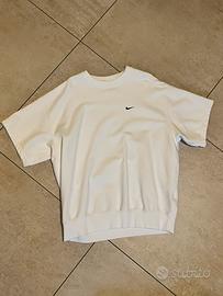 Felpa bianca maniche corte NIKE taglia L