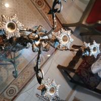candelabro bagnato in argento