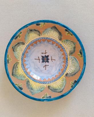 Piatto decorativo da parete artigianato italiano