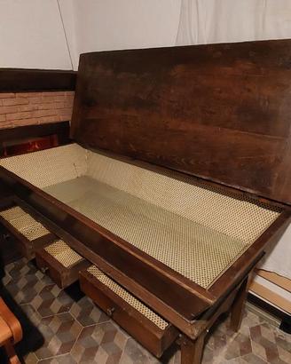 Madia antica piemontese '800 in legno massello