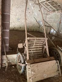 calesse in legno originale anni 60