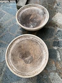 2 Vasi da giardino in cemento