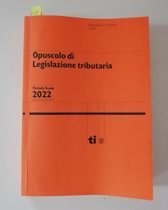 Opuscolo di Legislazione tributaria