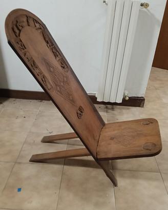 Coppia di sedie decorative 