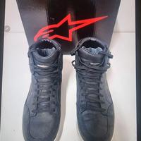 Scarpe moto Alpinestar J-6 waterproof nero bianco