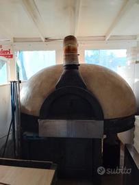 Forno a legna rotante