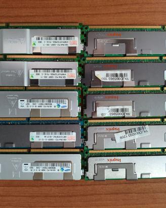 Lotto 10 RAM Server DDR3 ECC Reg / DDR2 FB-DIMM