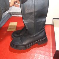 stivaletti  donna neri in ecopelle Tg 39 