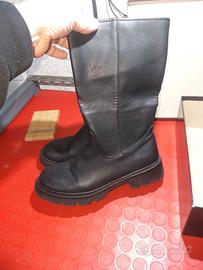 stivaletti  donna neri in ecopelle Tg 39 