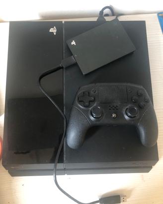Ps4 fat 1 tb hard disc + esterno 1tb + controller