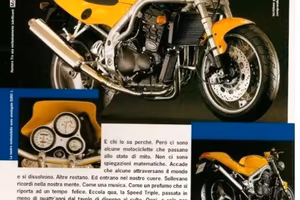 triumph 955i gialla ( pochi esemplari )