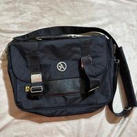 Borsa a Tracolla A-Style Messenger Porta PC Nero