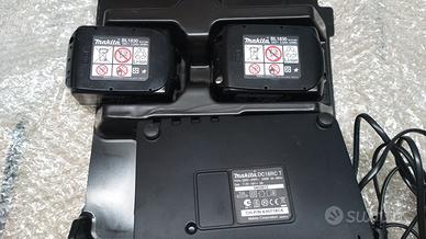 set  batterie e caricatore Makita 18v