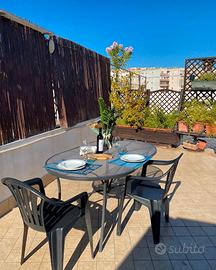Attico centro cagliari con balcone e terrazza