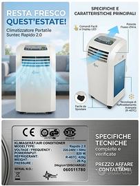 Condizionatore portatile 7000btu