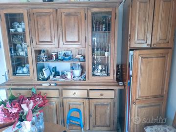 cucina mobili in vero castagno anni 80