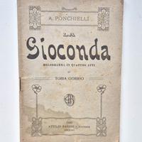 LA GIOCONDA - A. Ponchielli. Libretto d'opera