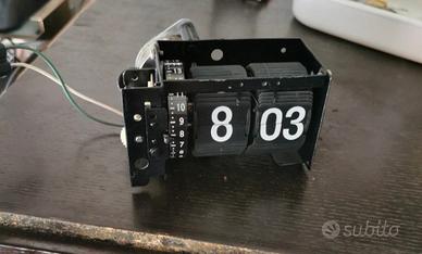 Flip Clock orologio a palette anni 70 Sanyo, Copal