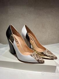 Sergio Rossi décolleté multicolor pitone oro – tac