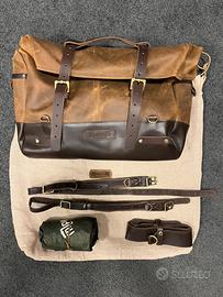 Borsa moto in pelle