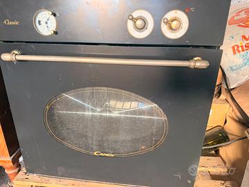 Forno  ad incasso candy in vetro nero