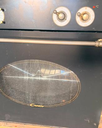 Forno  ad incasso candy in vetro nero