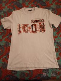 T-shirt Desquared2 in jersey di cotone con logo