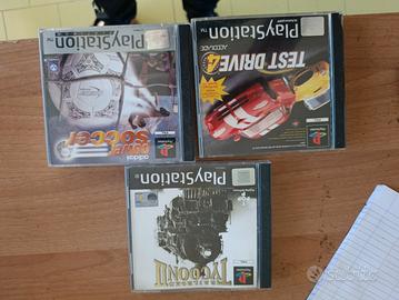 3 giochi play station 1