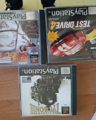 3 giochi play station 1