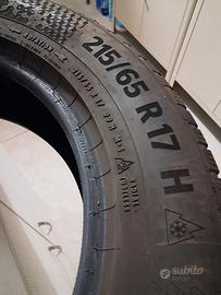 4 gomme invernali Continental 215/65 R17 99H