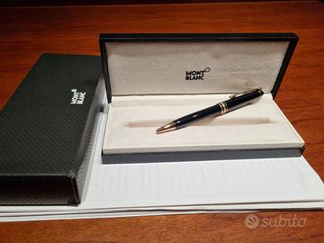 Penna nera Montblanc con scatola e controscatola